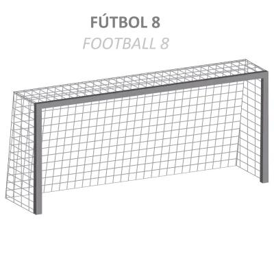 Juego Redes Porterías Fútbol 8 ZASTOR Expert 2/3