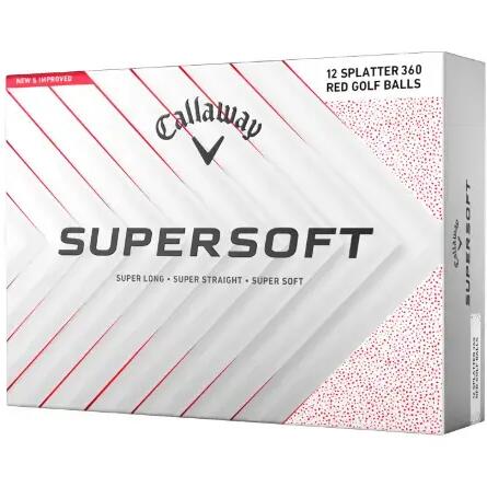 Callaway New Supersoft Splatter 360 2025, Golf Balls