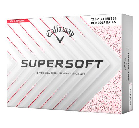 CALLAWAY Callaway Nieuwe Supersoft Splatter 360 2025, Golfballen
