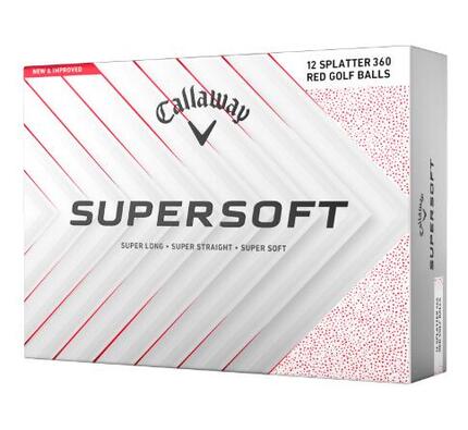 Callaway Supersoft Splatter 360 2025, Bolas de Golf