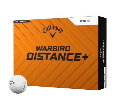 Callaway New Warbird Distance+ 25, Bolas de Golf, Amarillo