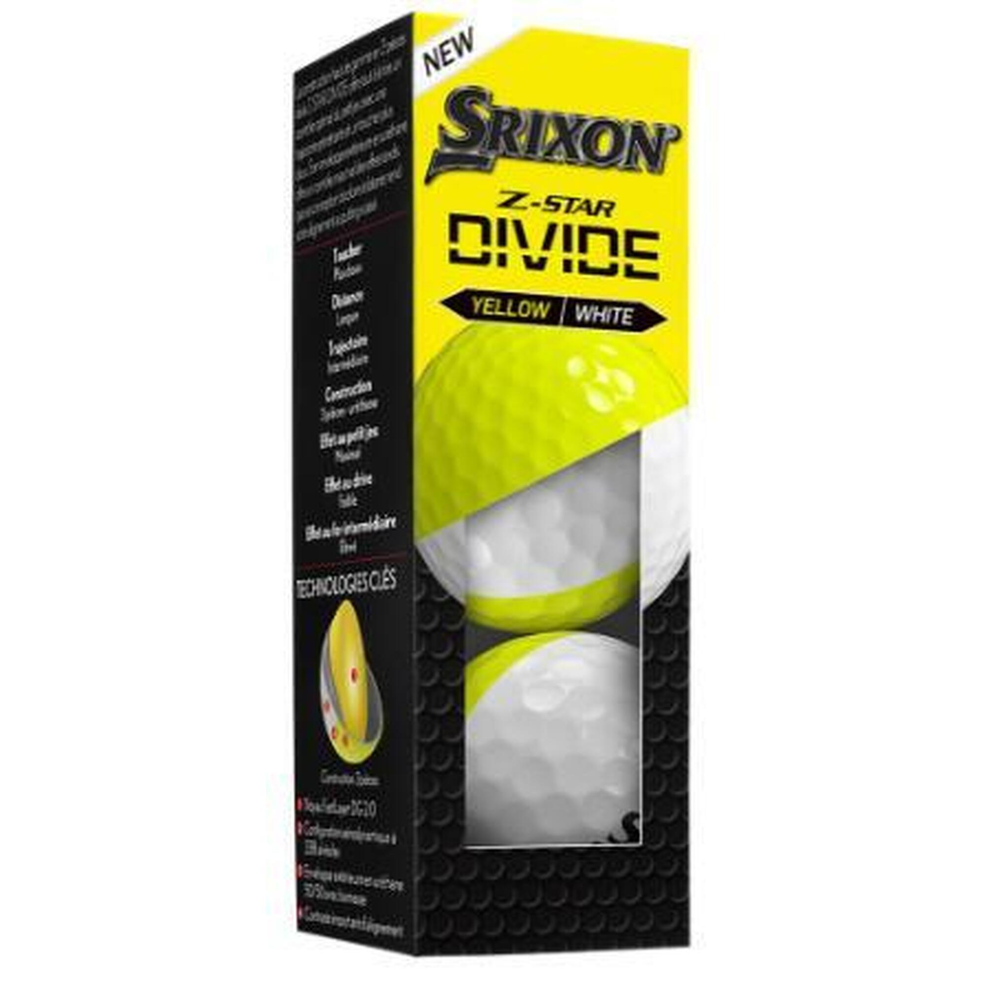 Srixon New Z-Star Divide 2025, Balles de golf