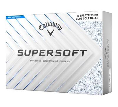 Callaway supersoft splatter 360 2025, bolas de golf