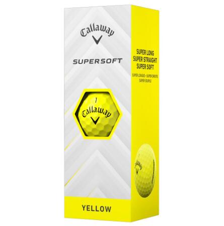 Callaway Supersoft Giallo 4x3 2/4