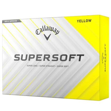 Callaway New Supersoft 25, Bolas de Golf de Colores, Rosa