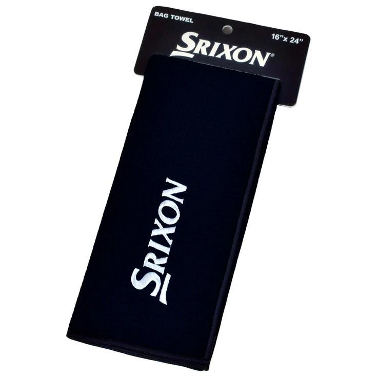 SRIXON Srixon Microfiber Bag Towel 25, asciugamano da golf, nero