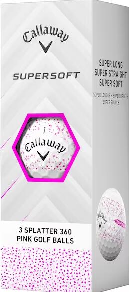 Callaway Supersoft Splatter 360 2025, Bolas de Golf 2/4