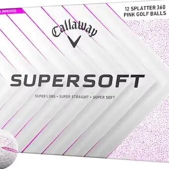 Callaway Supersoft Splatter 360 2025, Golf Balls
