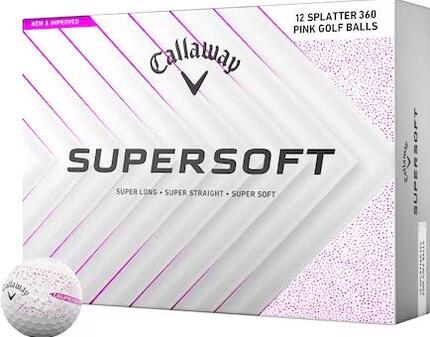 Callaway Supersoft Splatter 360 2025, Bolas de Golf