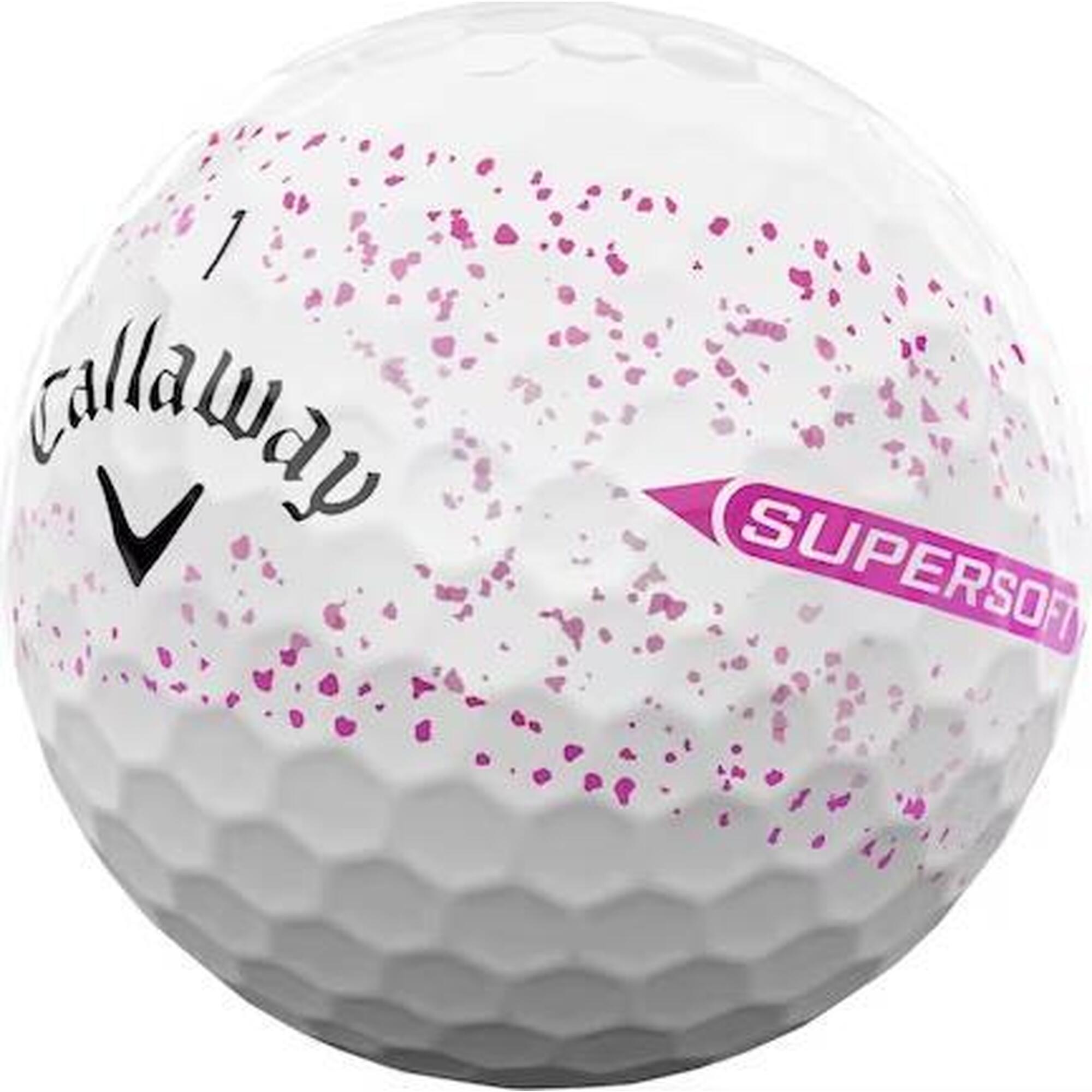 Callaway Supersoft Splatter 360 2025, Bolas de Golf