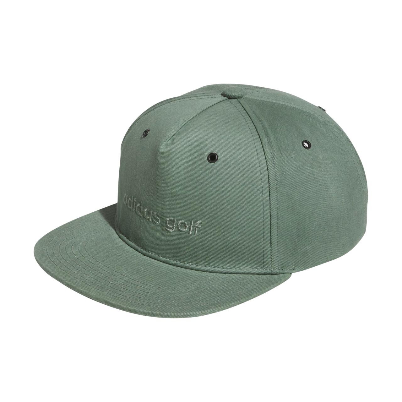 Cappellino da golf Adidas Waxed Cnvs 5 Panel 2025 Uomo, Verde 1/4