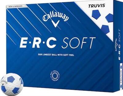 Callaway nieuwe erc zachte truvis 2025. golfballen. wit