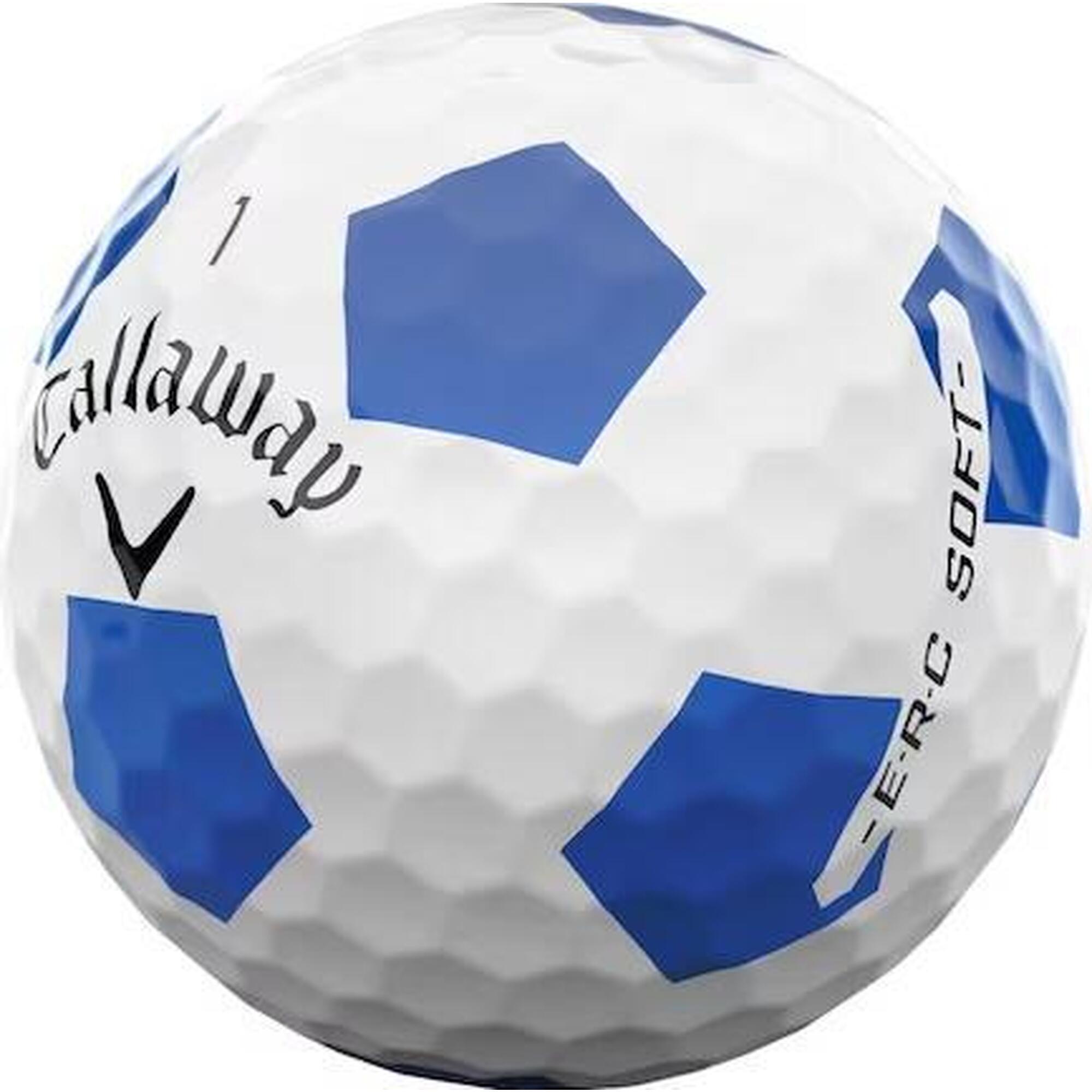 Callaway New ERC Soft Truvis 2025, Balles de golf, Blanches