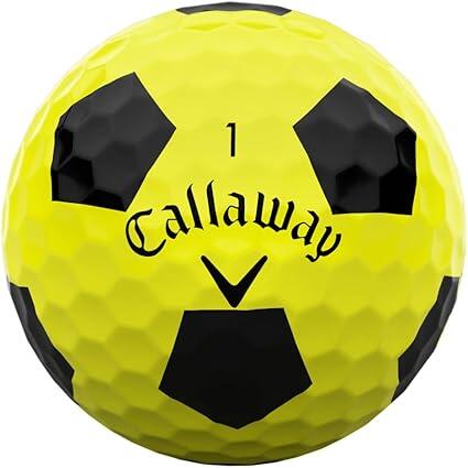 Callaway New ERC Soft Truvis 2025, Bolas de Golfe, Amarelas 4/4