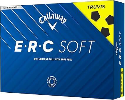 CALLAWAY Callaway Nieuwe ERC Zachte Truvis 2025, Golfballen, Geel