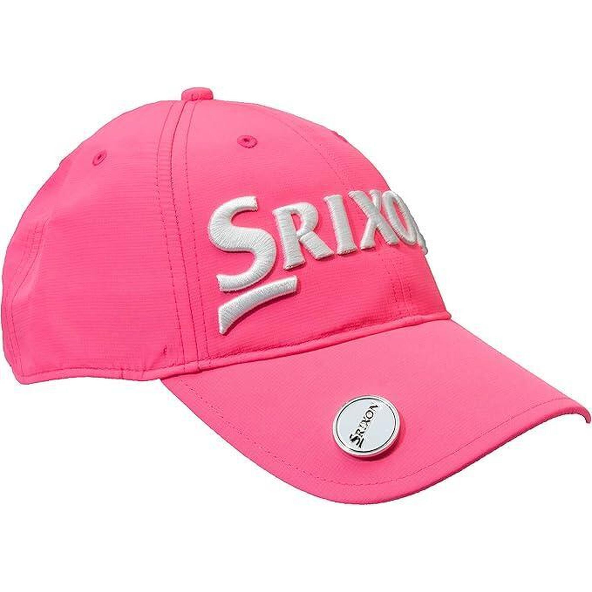 Srixon - Srixon Ball Marker Cap, Casquette De Golf Colorée Pour Hommes, Rose - Bonnet - Blanc|rose - No Size - Decathlon