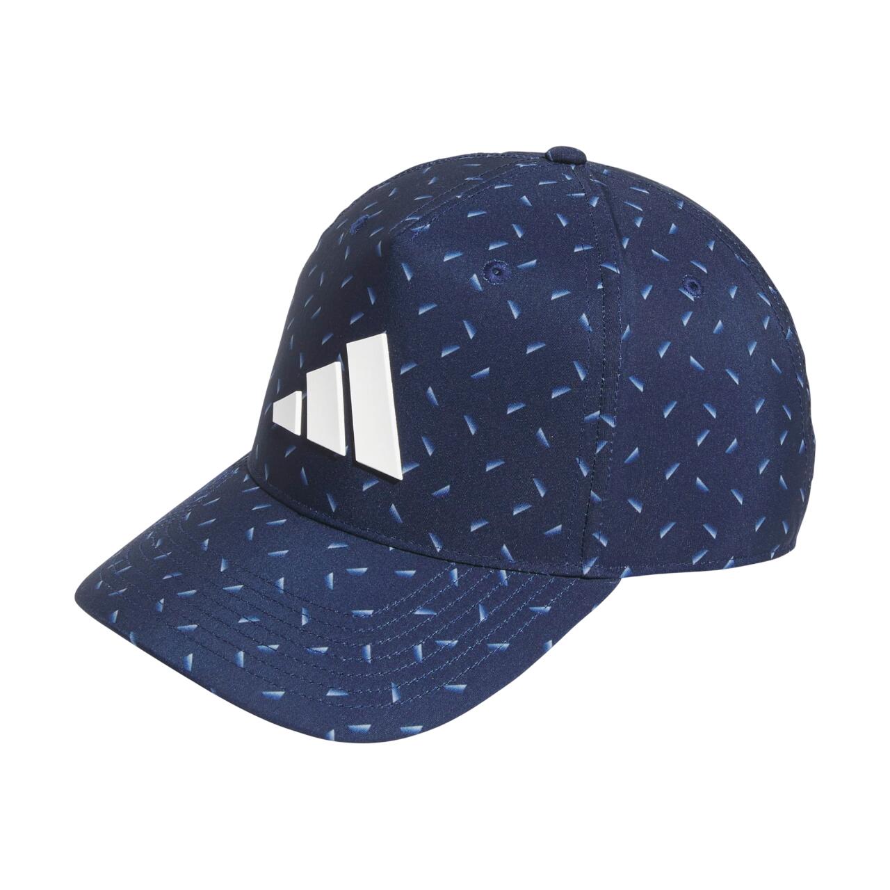 Adidas Tour stampato Snapback 25 Uomo Golf Cap Blu Navy 1/4
