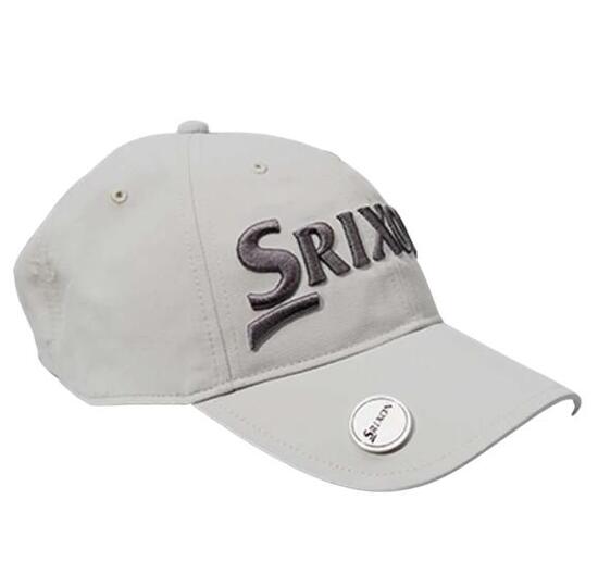 Srixon Ball Marker Cap, Casquette de golf colorée pour hommes, gris