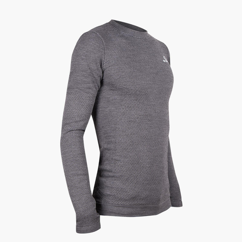 T-shirt manches longues RTECH MERINOS gris 3/5