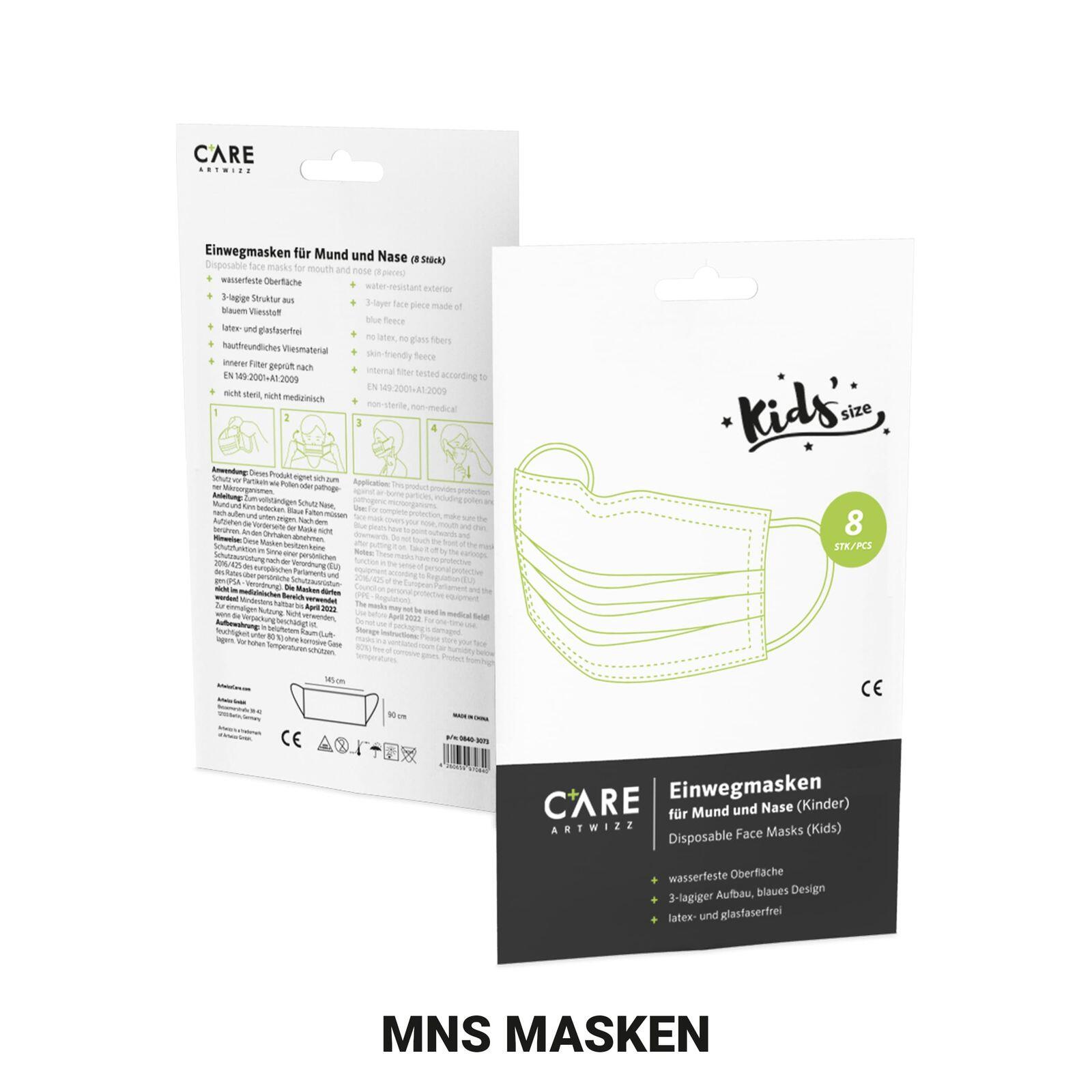 ARTWIZZ Máscara ArtwizzCare Disposable masks kids (8x)