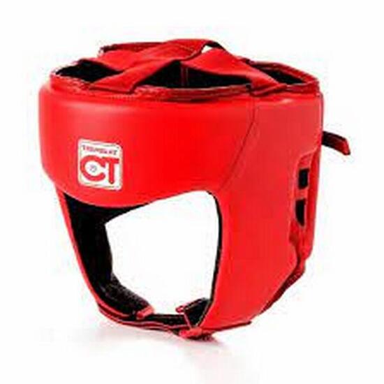 CASQUE DE BOXE OUVERT Tremblay rouge