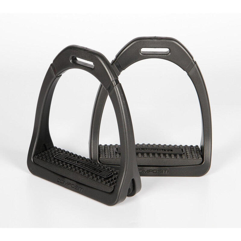 Étrier Cheval Avec Giron 12cm - Acier Inoxydable Et Semelle Ouverte - Par Paire