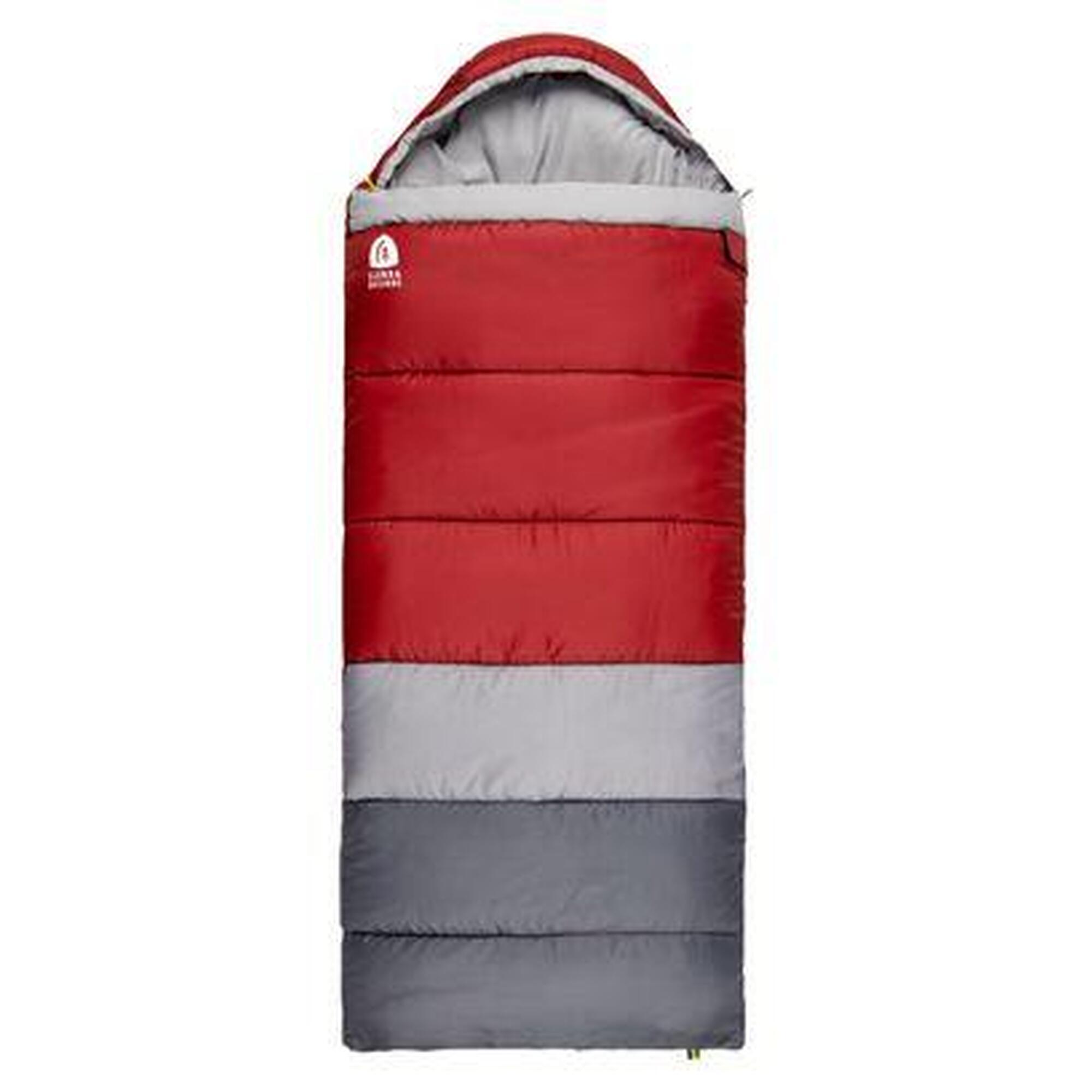 Sierra Designs - Sac De Couchage Enfant Sierra Designs Pika Youth 40° Rouge/gris - Sac De Couchage - Gris|rouge - No Size - Decathlon