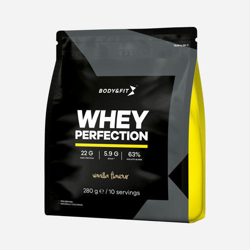 BODY&FIT Whey Perfection - Whey Protein - Vanilla Milkshake - 280 gram