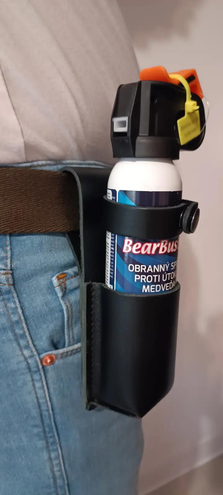 Zestaw sprayu na niedźwiedzie For Outdoor Bearbuster 150 ml z etui skórzane 2/7