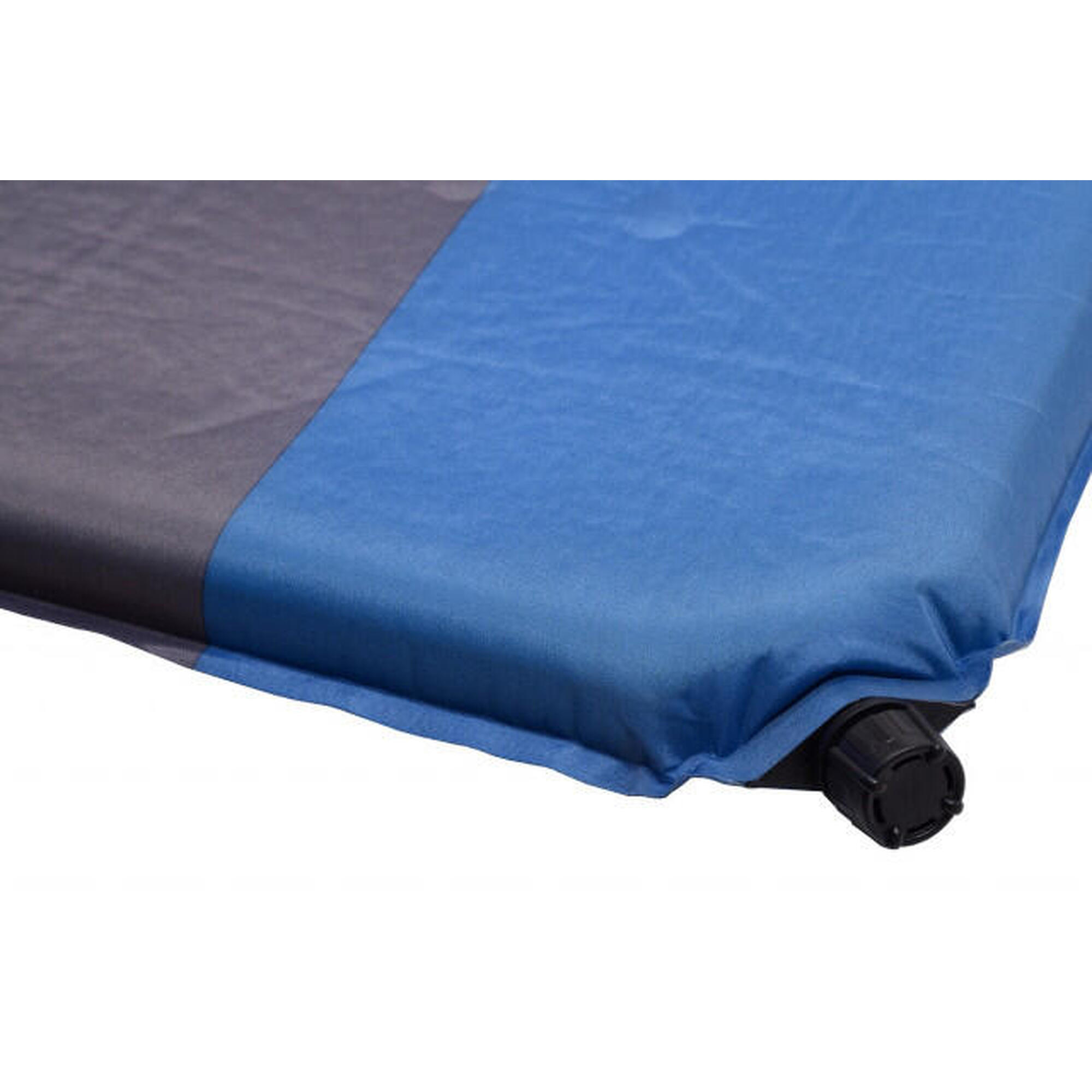 Saltea autogonflabila 195x60x5 cm Cattara albastru/gri