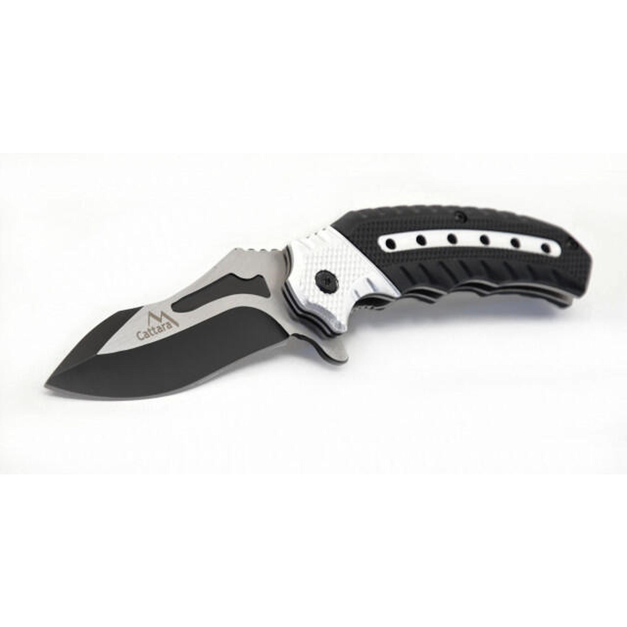 Briceag Cobra Cattara lama 9.5 cm argintiu/negru