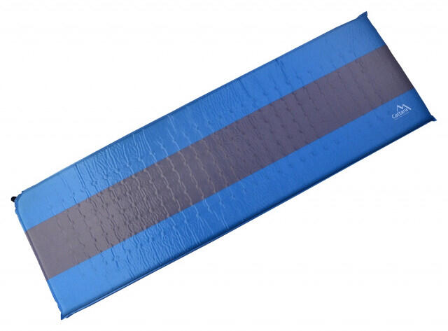 Saltea autogonflabila 195x60x5 cm Cattara albastru/gri