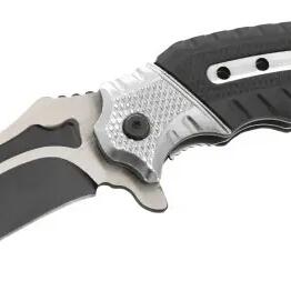 Сгъваем нож Cobra Cattara с острие 9.5 cm сребрист/черен