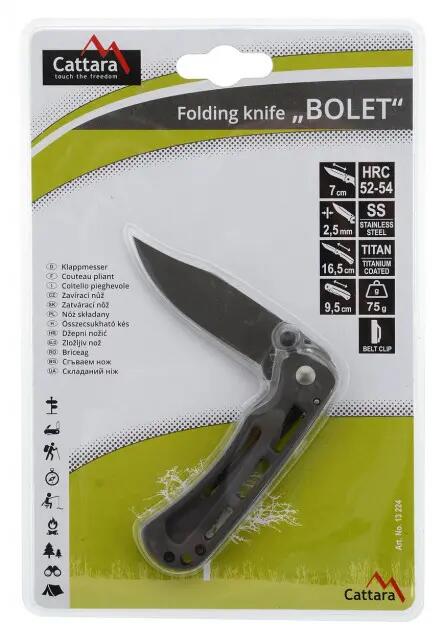 Scyzoryk Bolet Cattara ostrze 7 cm 7/7