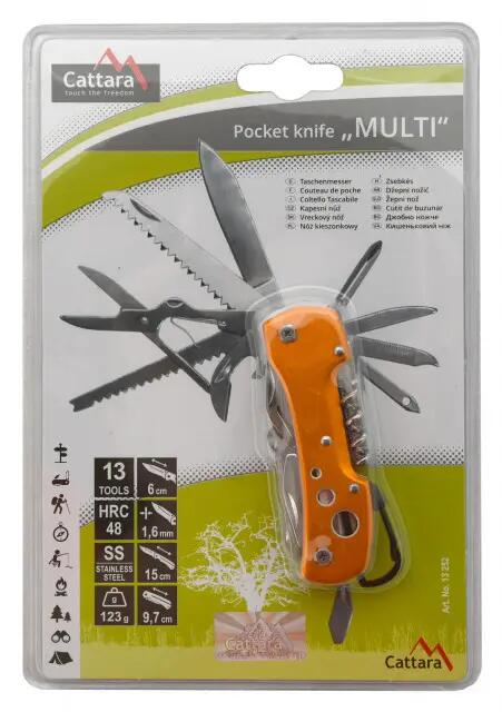 Scut multifuncțional Cattara lama 6 cm 6/7