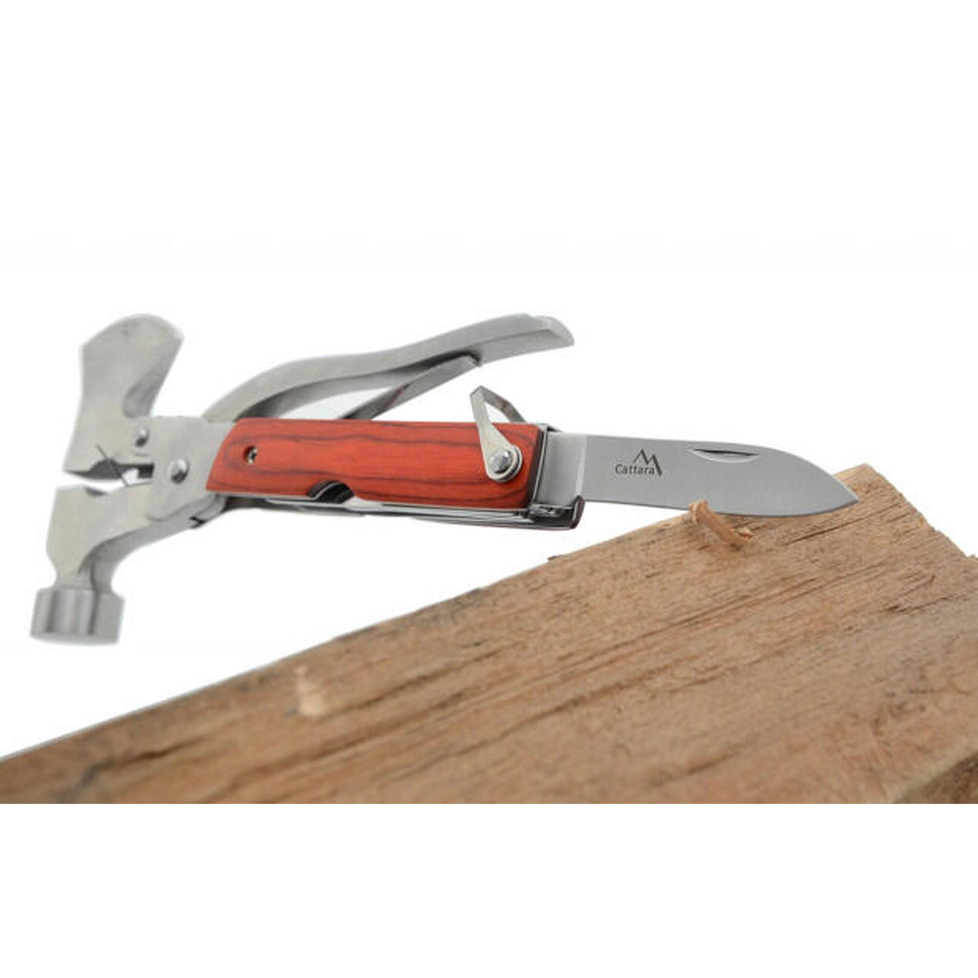 Briceag multifunctional cu ciocan si toporisca Cattara