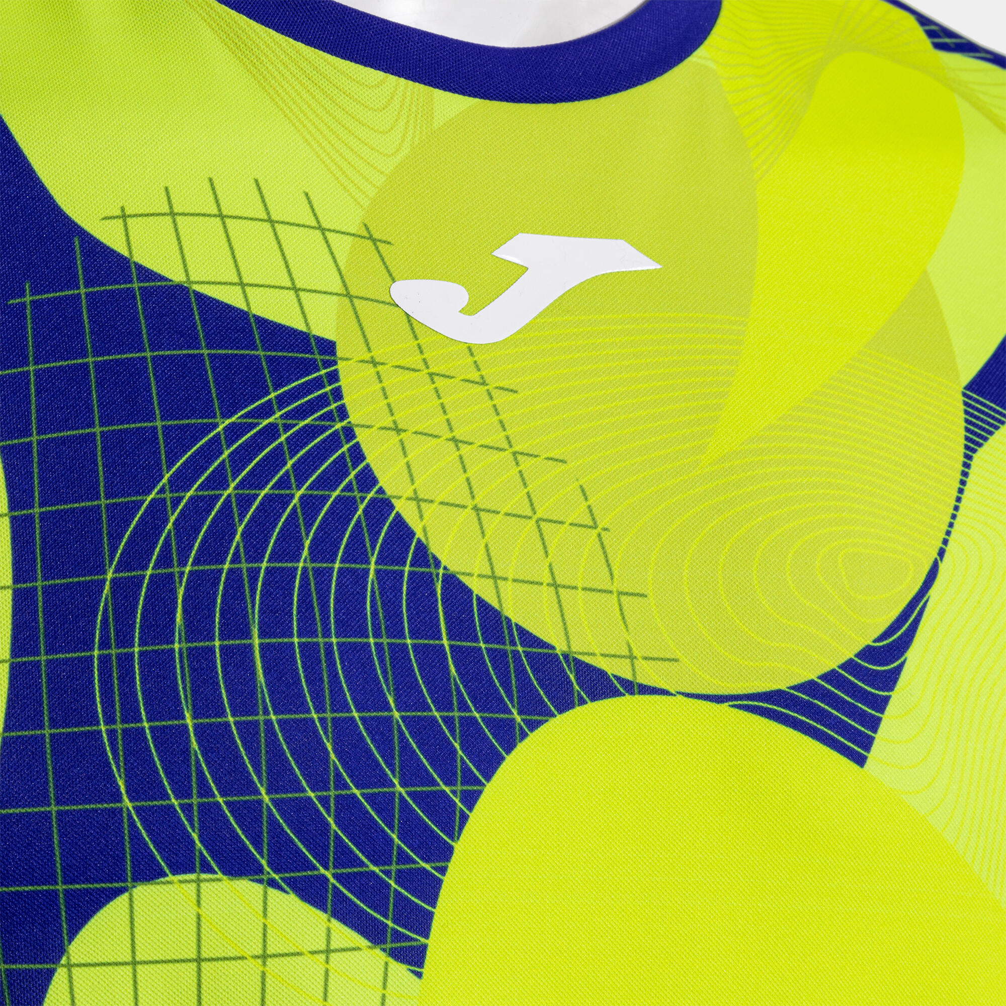 Camiseta Manga Corta Tenis Hombre Joma Challenge Azul 5/5