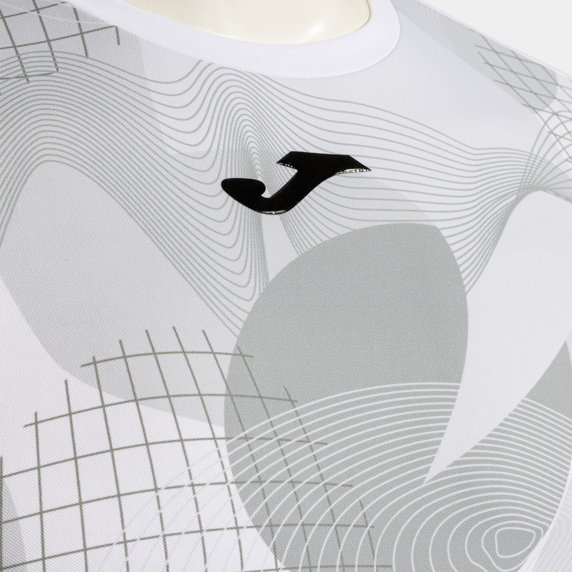 Maillot Manches Courtes Tennis Homme Joma Challenge Blanc 5/5
