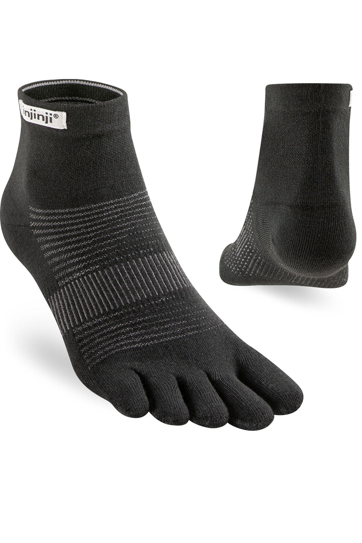 INJINJI Injinji Unisex Lightweight Mini Crew Performance Seamless Toe Socks