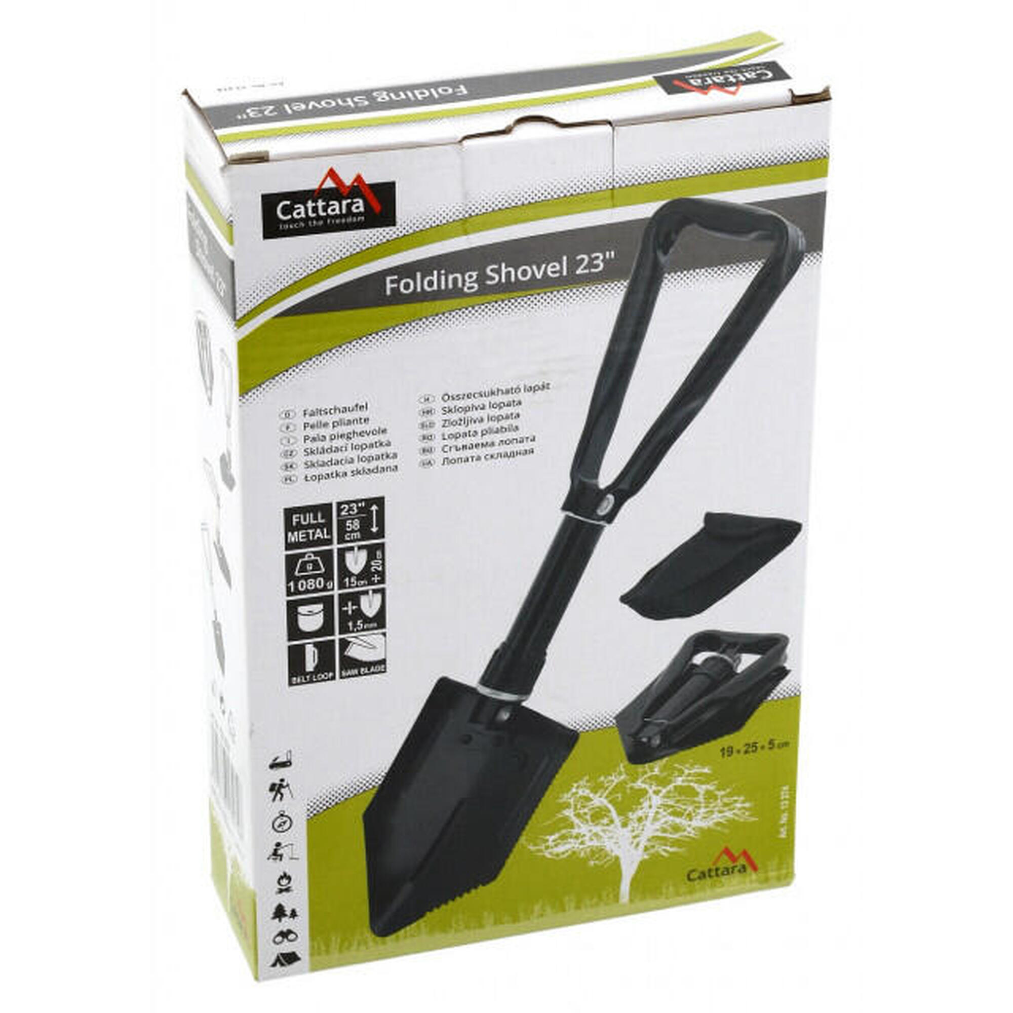 Lopata pliabila din metal Cattara 58 cm