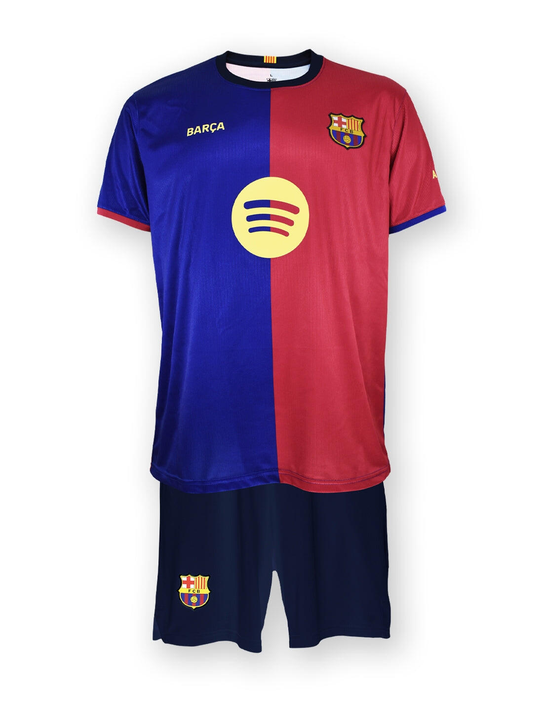 FC Barcelona komplet koszulka spodenki junior Home FCB 2024/25 Lewandowski