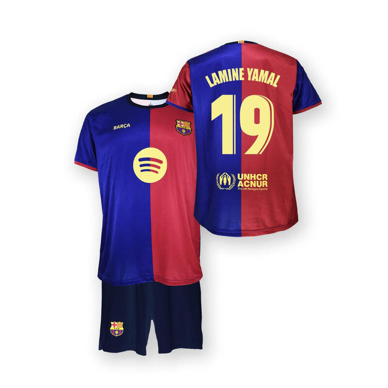 Kit FC Barcelone Domicile Junior Lamine Yamal 2024/25