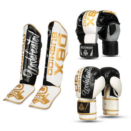 Set für Sparring-Boxhandschuhe und MMA-Schützer DBX Bushido Undefeated