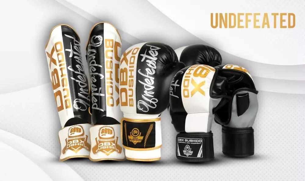 Zestaw rękawice bokserskie sparingowe ochraniacze do MMA DBX BUSHIDO Undefeated 2/3