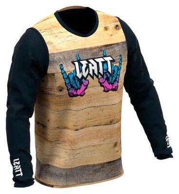 Maglia MTB Gravity 3.0 a manica lunga con ottima vestibilità Blu Uomo