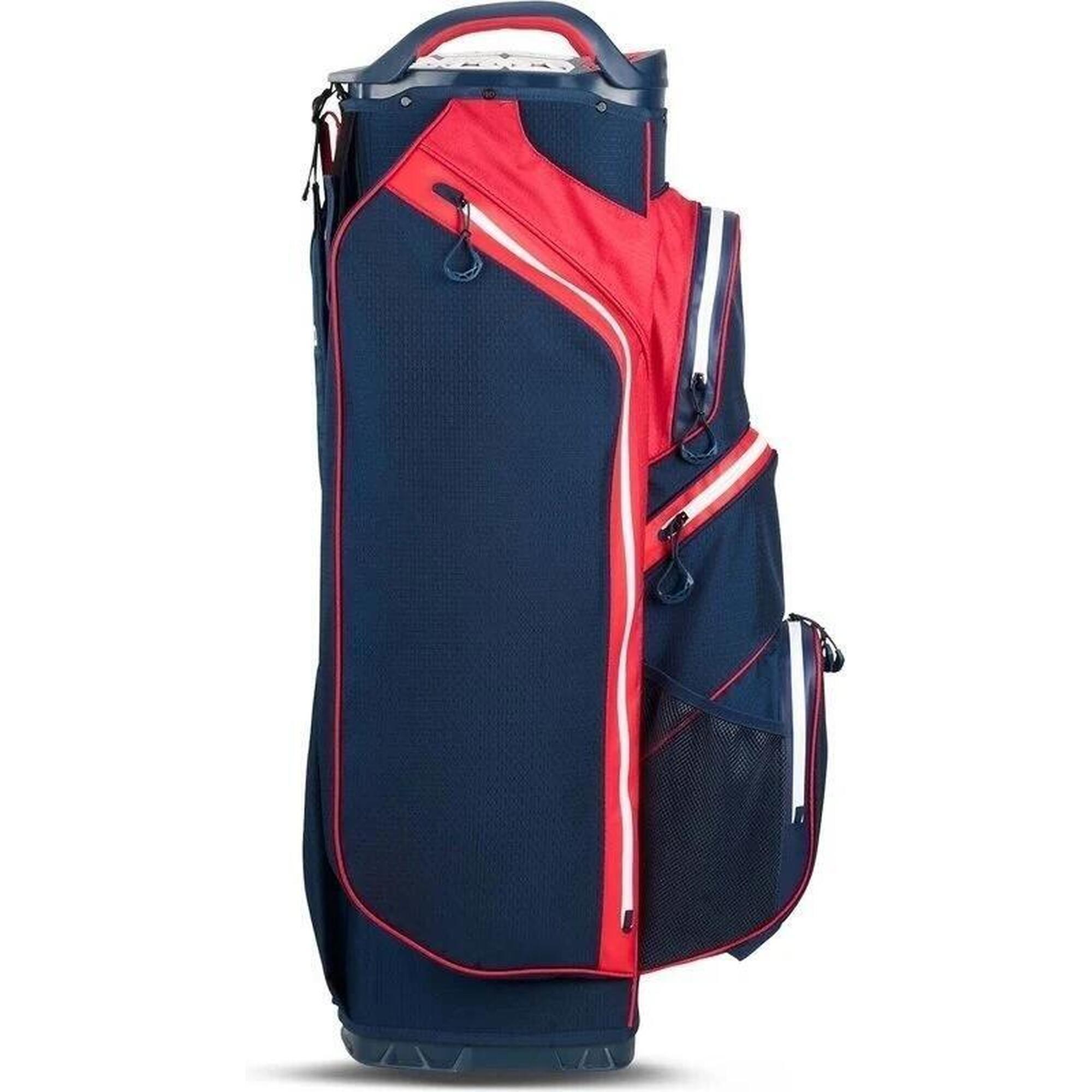 Sac de golf étanche All Elements Silencer - Cartbag - Rouge Blanc Bleu