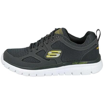 Zapatillas Running Hombre Skechers Burns Agoura Gris Comodas