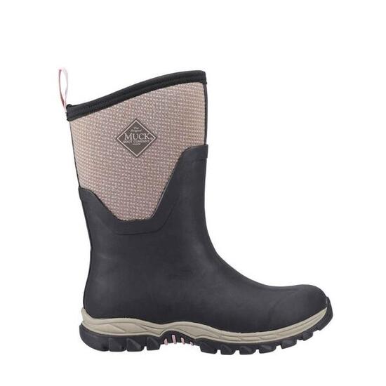 Muck Boot Arctic Sport II Mid - Femmes - Noir/Tweed - Bottes d'hiver