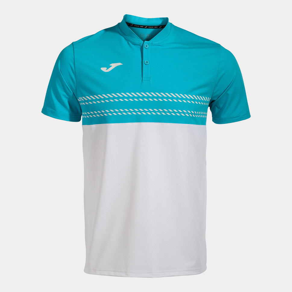 Koszulka męska Joma Smash Short Sleeve Polo white/blue S
