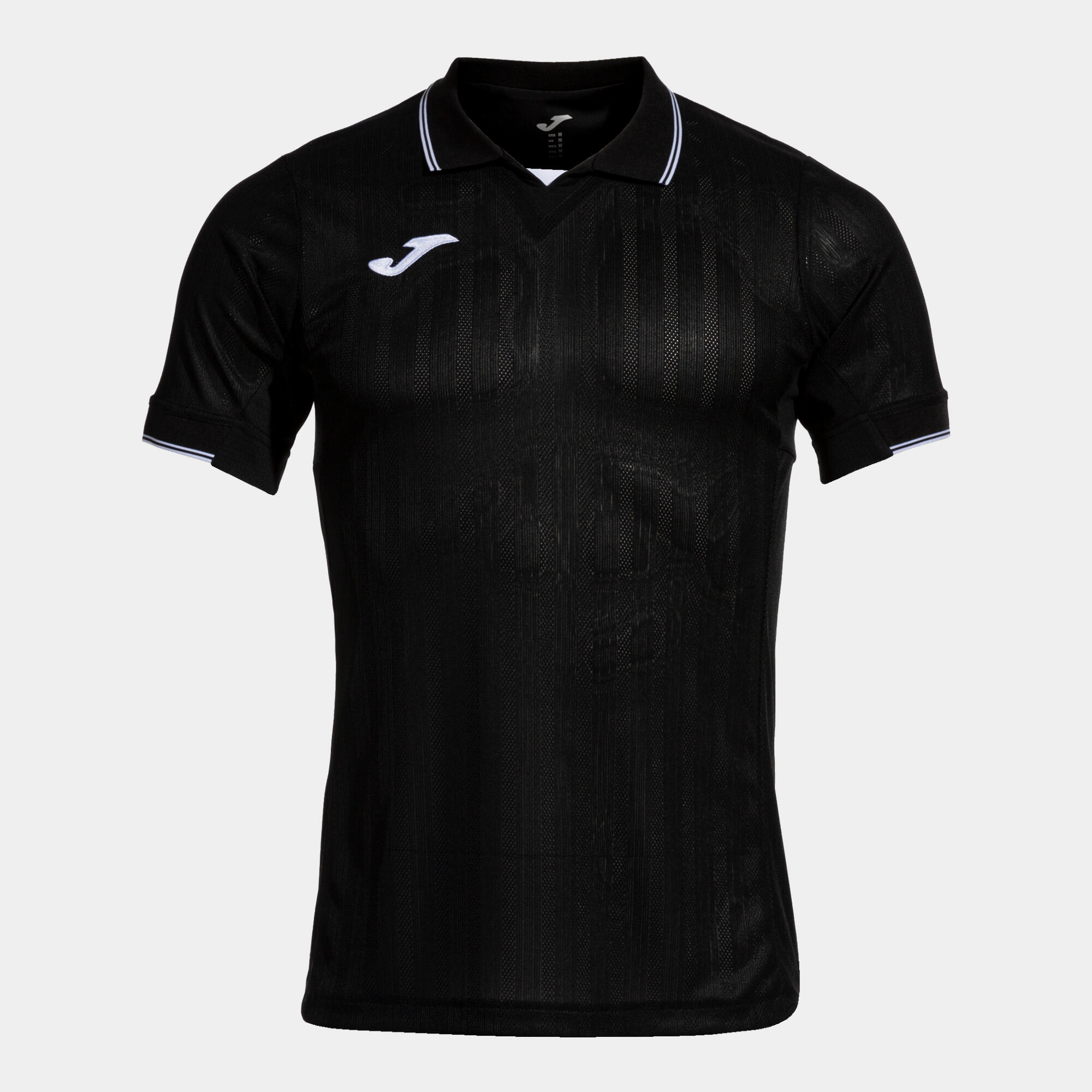 Maillot Manches Courtes Football Homme Joma Fit one Noir 4/4